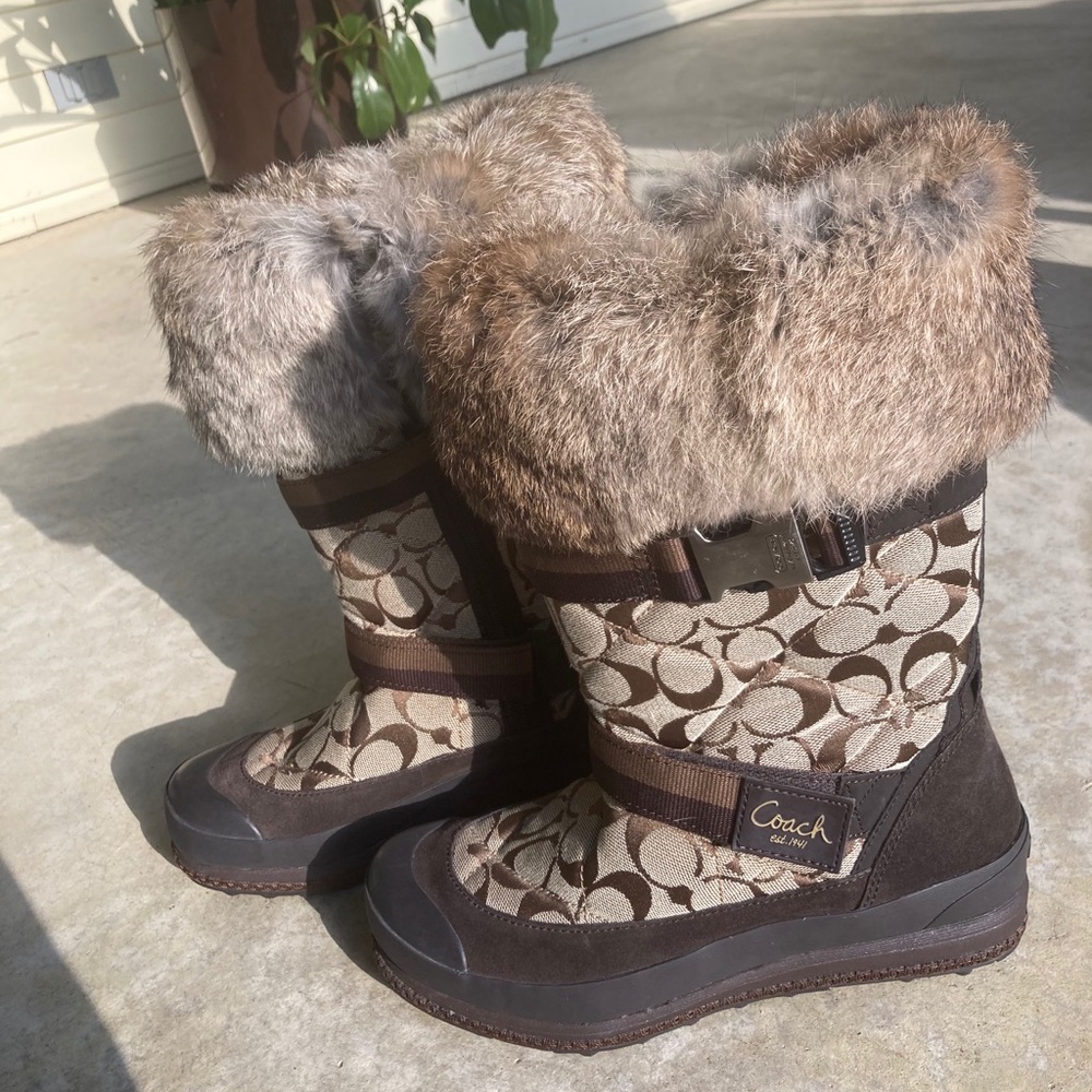 Coach winter boots